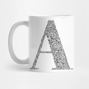 Letter A Mug